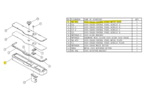 CC CONTROL PANEL METAL BASE (LHM-757)