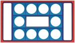 BAY TEK ENTERTAINMENT A5DE9700 FRONT PLAYFIELD DECAL PLEXI