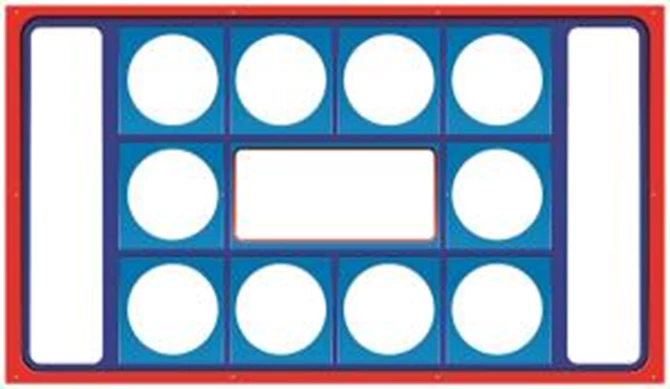 BAY TEK ENTERTAINMENT A5DE9700 FRONT PLAYFIELD DECAL PLEXI