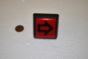 BAY TEK ENTERTAINMENT A5PB4602 RED ARROW SCROLL BUTTON