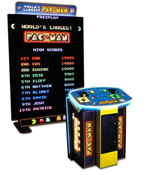NAMCO WORLD'S LARGEST PAC MAN