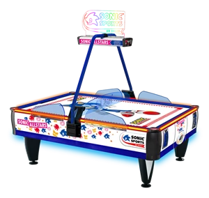 SEGA SONIC 4 PLAYER AIR HOCKEY WITH LED