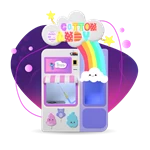 MS12108 SWEET ROBO COTTON CANDY MACHINE