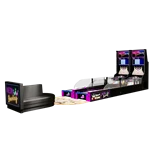 MS12129 ICE NEON BOWLING TWO UNITS W/ FLOOR AND BENCH