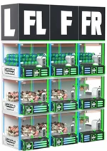 MS15116 UNIS CLAW EXPRESS WALL - 9 GAMES