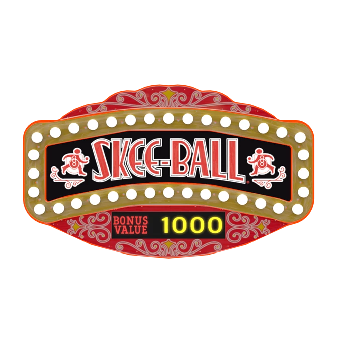 MS6628 BAY TEK SKEEBALL CLASSIC MARQUEE