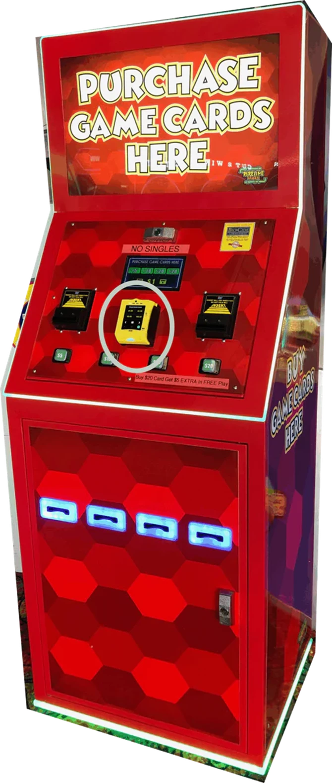 MS7693 PIPELINE GAME CARD VENDING MACHINE
