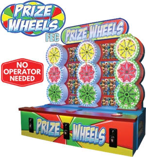 BOB'S SPACE RACER PRIZE WHEELS 3 PLAYER